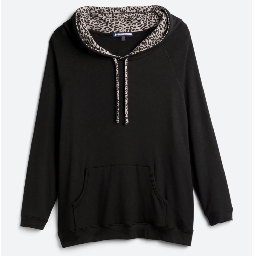 Heatherly French Knit Terry Sweatshirt by Ink Love and Peace, size 1x, Cozy!